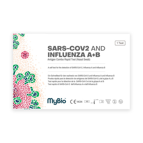 SARS CoV2 and Influenza A + B Test - MyBio Self Test