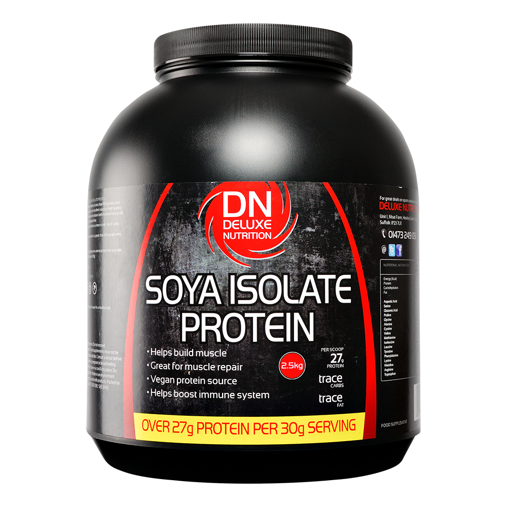 SOYA PROTEIN ISOLATE 90 UNFLAVOURED Deluxe Nutrition