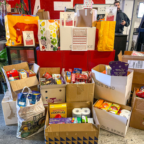 Food box donations