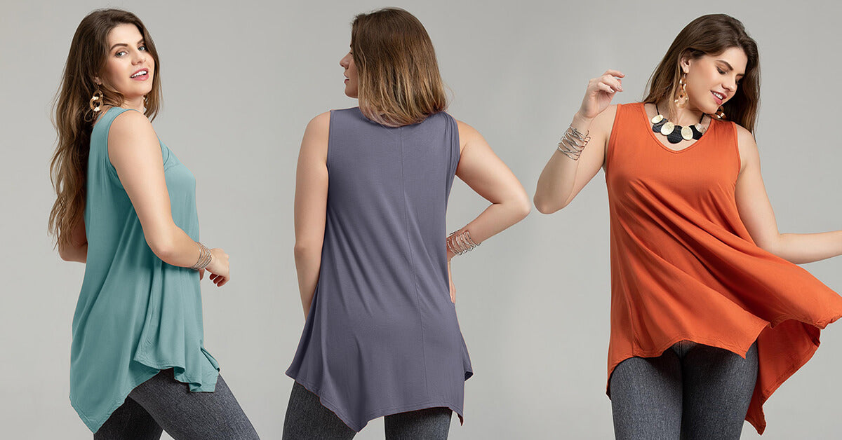 v-neck tank tops