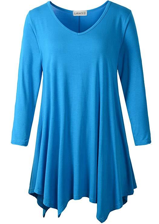 LARACE Women tunic&tank tops for leggings,shirt,dress|LARACE