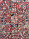 7'5 x 10'3 Antique Mahal rug #2073 / 7x10 Vintage Rug