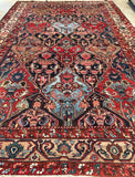 11x15 Antique Palatial Persian Bakhtiari rug vintage rug