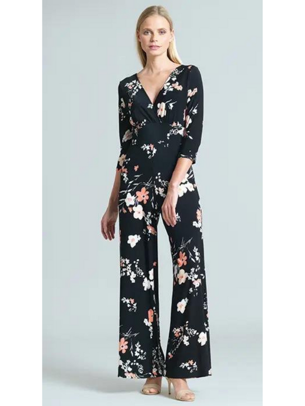 clara sun woo floral jumpsuit