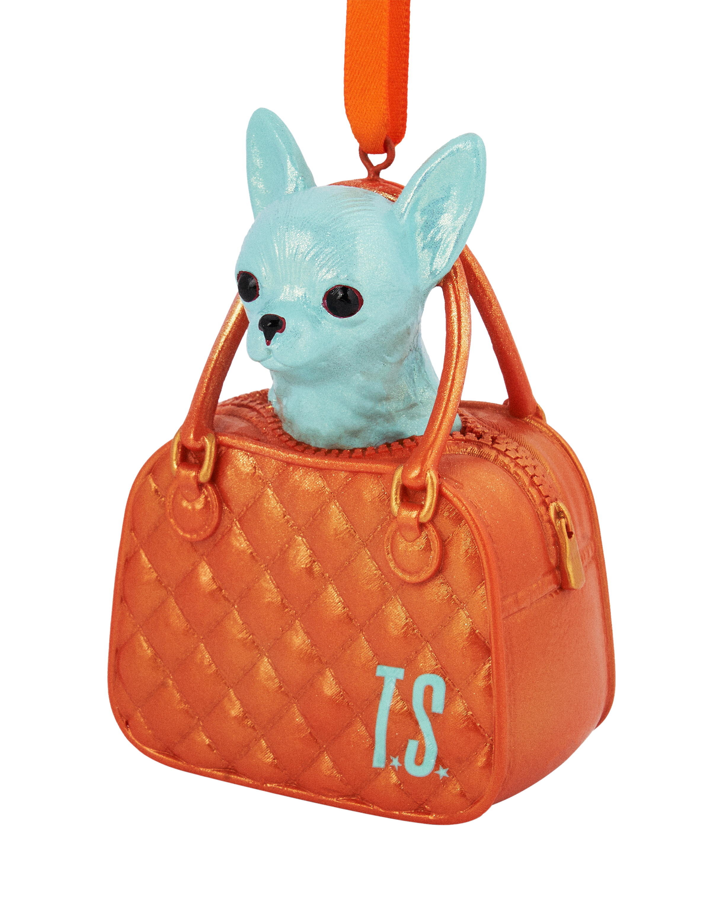 Toy Chihuahua Barking At Me From A Tiny Purse Ornament