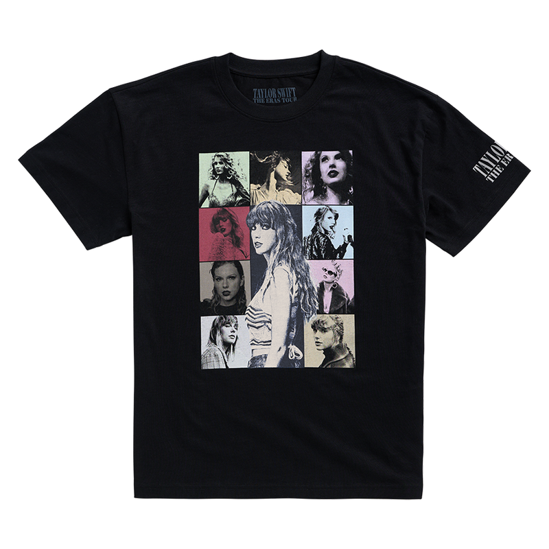 Taylor Swift The Eras Tour Black TShirt Taylor Swift Official Store