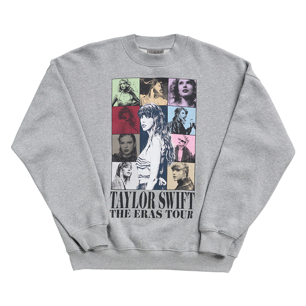 Taylor Swift The Eras Tour Heather Gray Crewneck