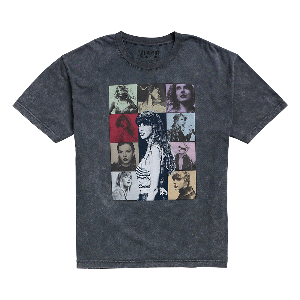 Taylor Swift The Eras Tour Mineral Wash Gray T-Shirt – Fashion Store