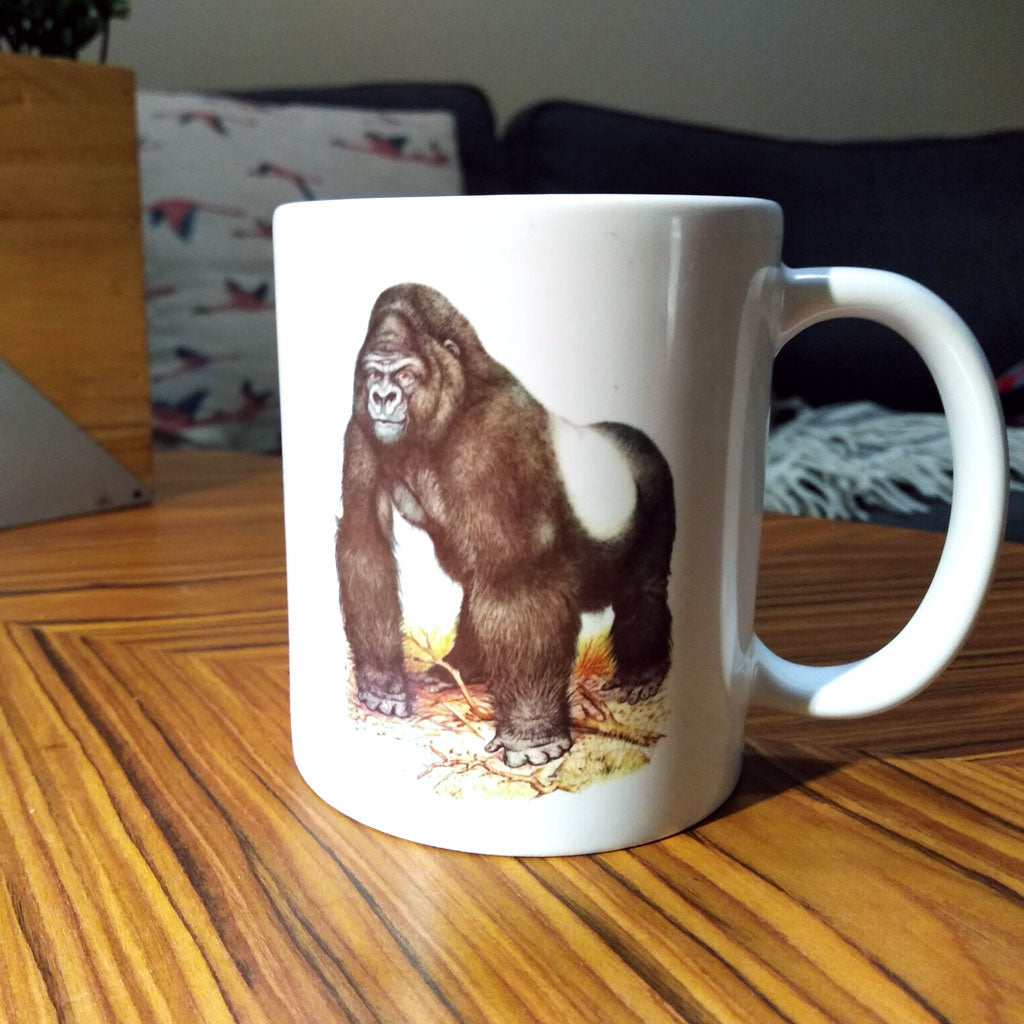 Cup With Picture of Science Book Gorilla from Toronto Gift Store What The Mug
