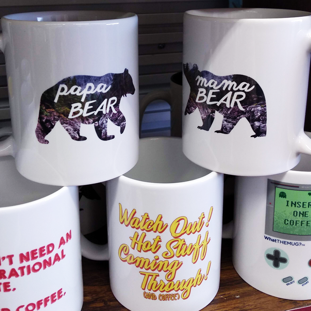 Papa Bear/Mama Bear Mugs, Christmas Gift For Mom and Dad