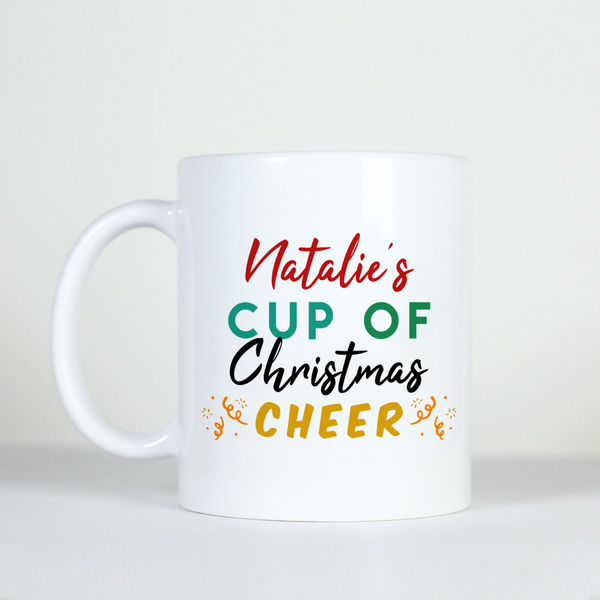 Write Your Own Name on A Christmas Coffee Mug