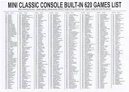 mini nintendo game list 620