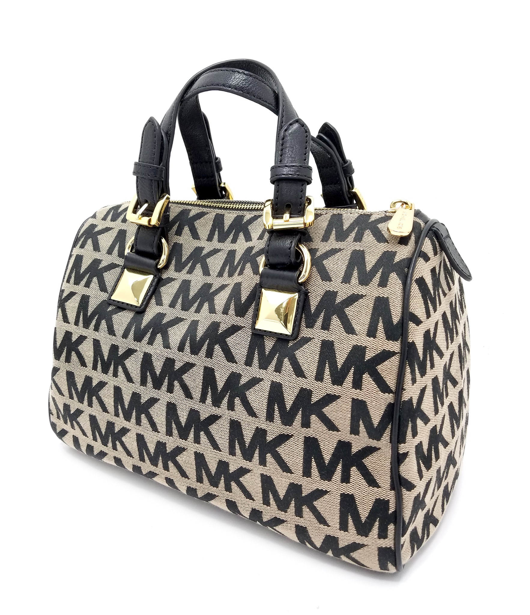 michael kors signature satchel handbag