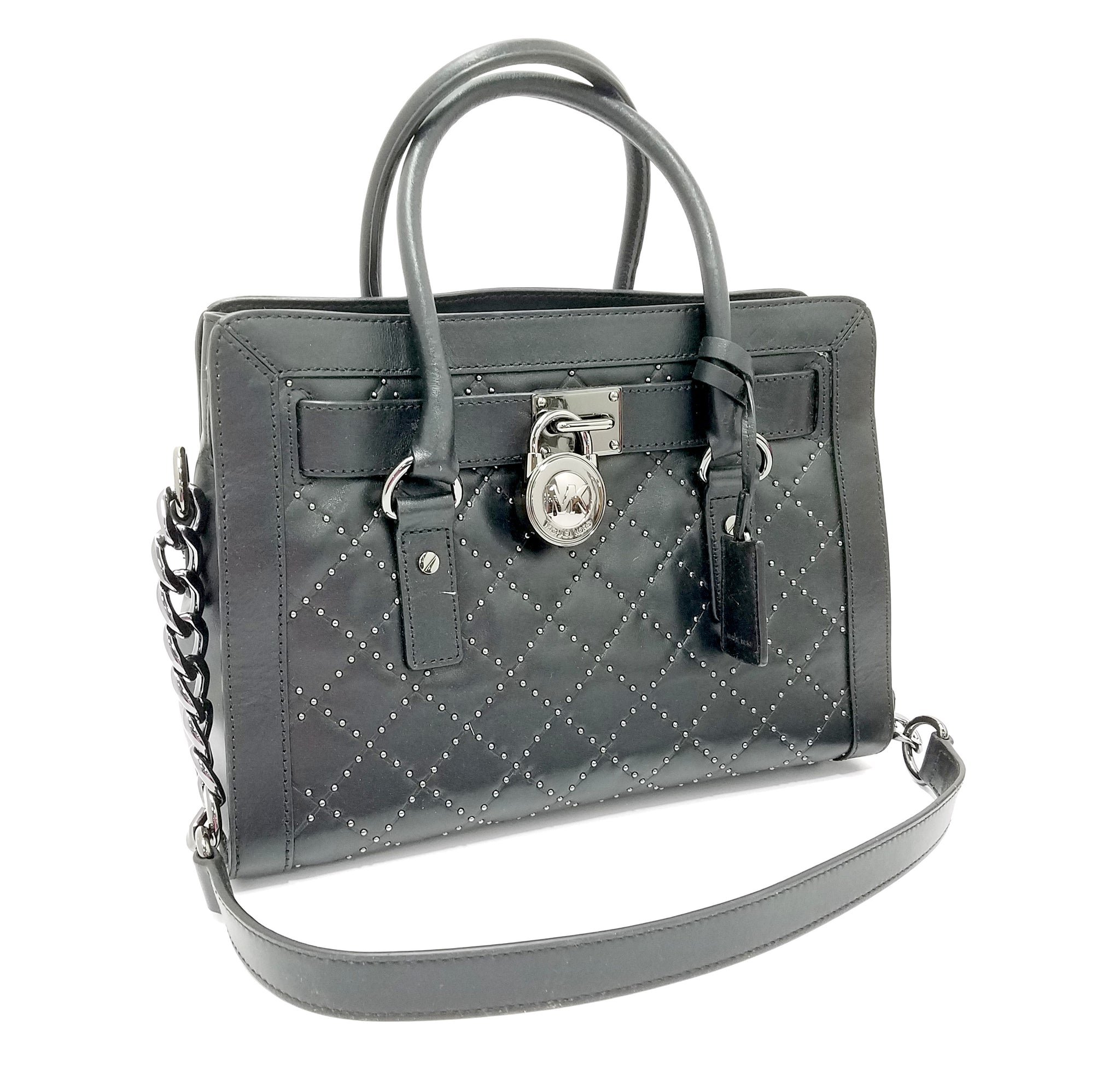 michael kors quilted hamilton bag