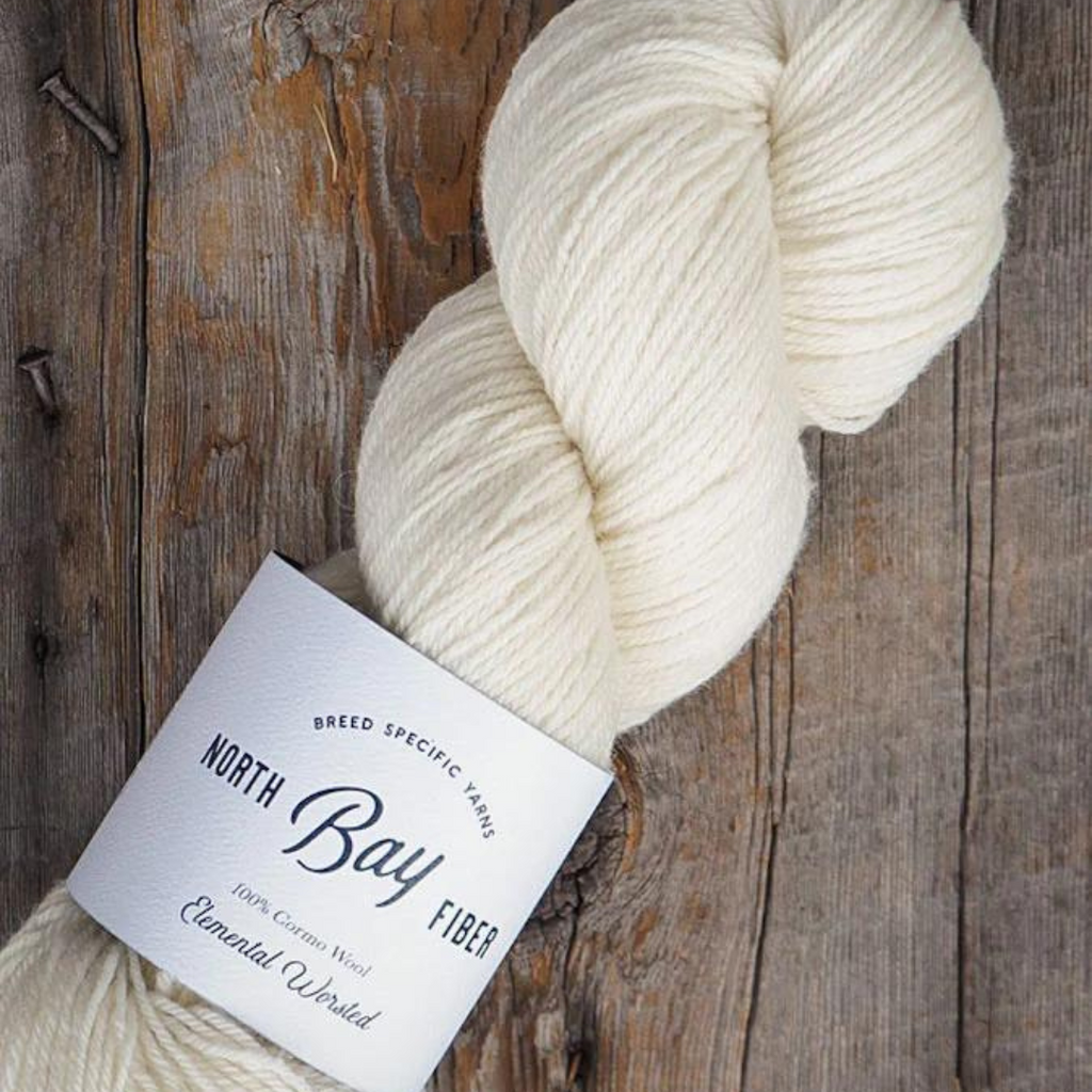 Harrisville Designs Daylights  White Woolen Spun Yarn Woodbridge