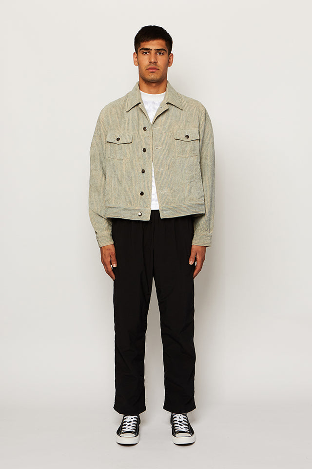 yeezy season denim jacket