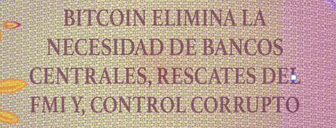 Bitcoin eliminates the need for central banks, IMF bailouts, and control by corrupt leaders.