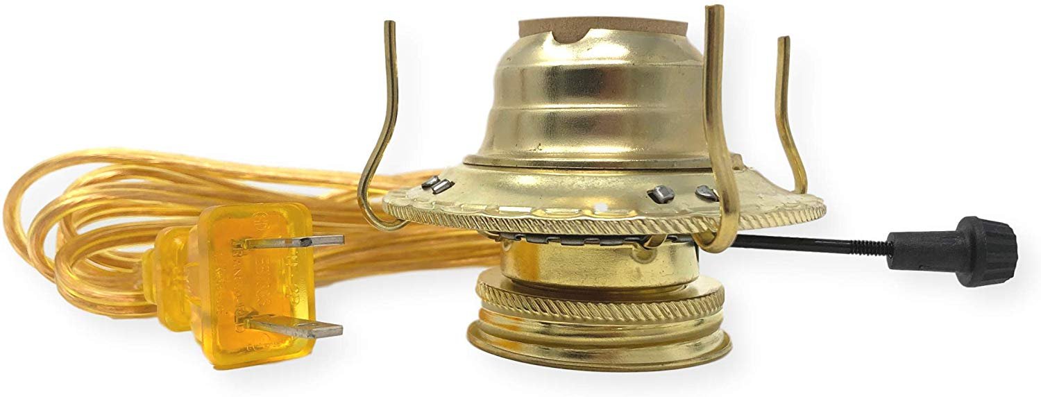 converting oil lamp to electric