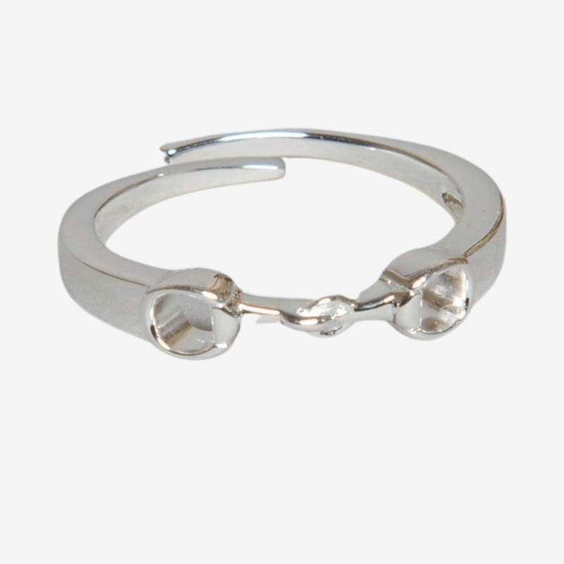 Sterling Silver Snaffle Ring – Gallop Guru