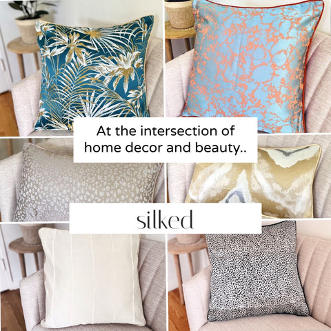 Silked Throw Pillow Covers with Beauty benefits