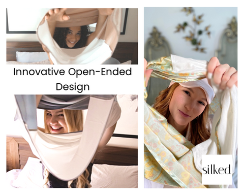 Silk Pillowcase Vote #1 Made in USA by Female Black Owned Small Business