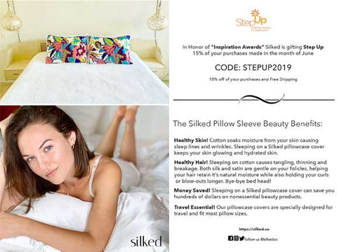Silked Step Up June Sponsor Discount Code