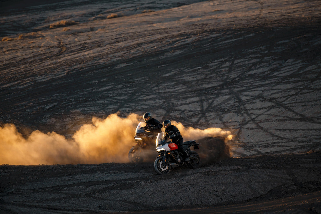 Pan America Harley en las dunas