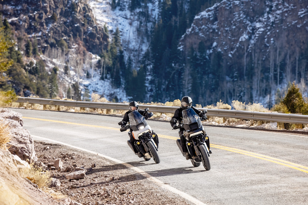 Harley Pan America on the road