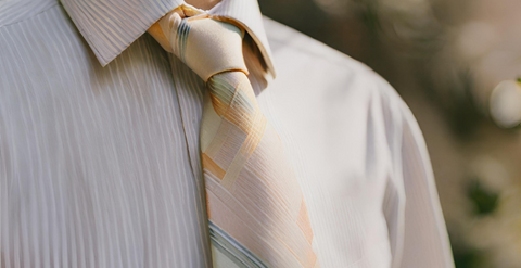 men's striped tie