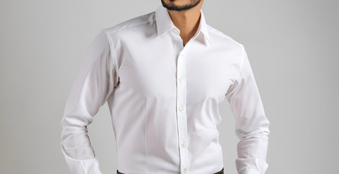 white dress shirt for men