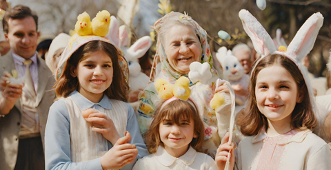 Easter Tie Matching