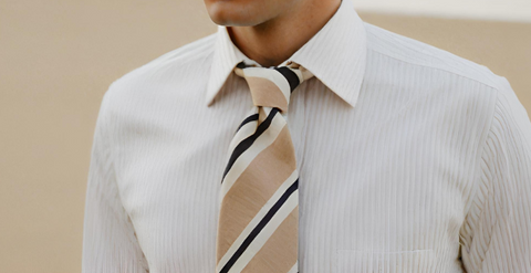 striped mens silk tie