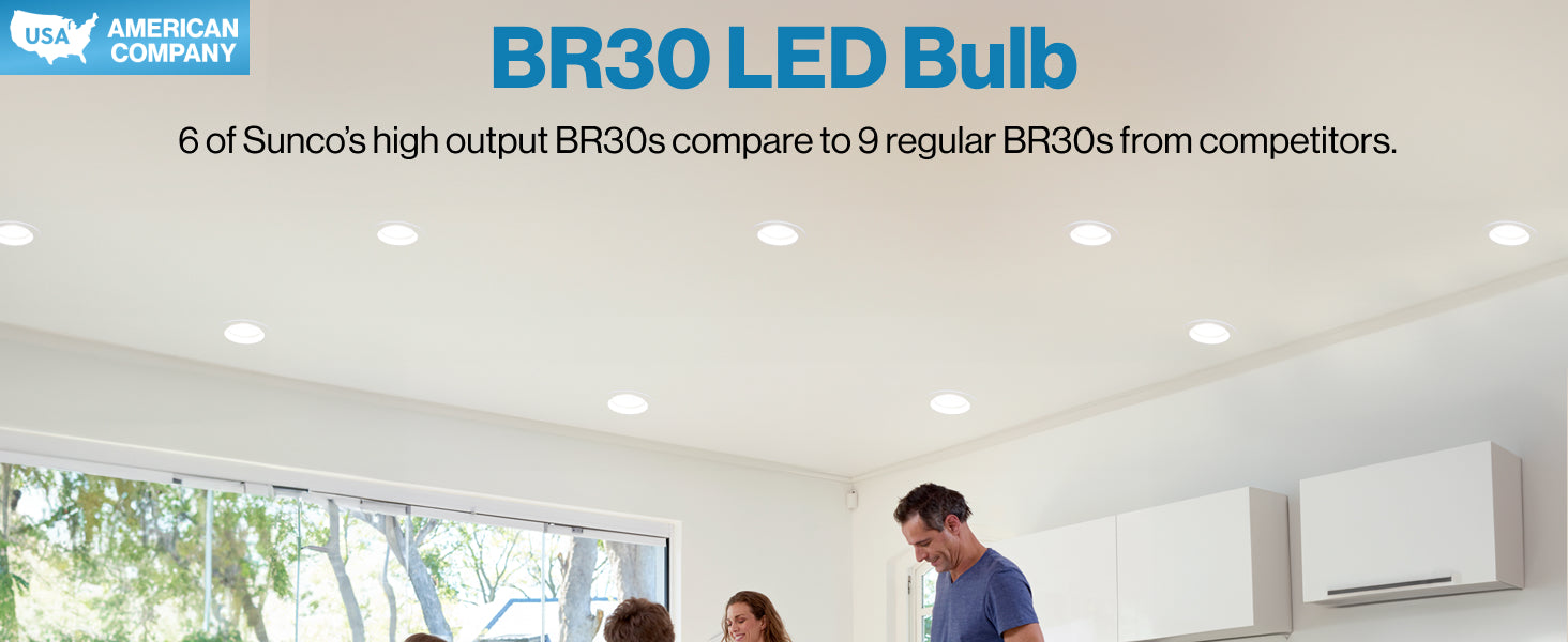 BR30 LED Bulbs LED LIGHTING SUNCO – Sunco Lighting