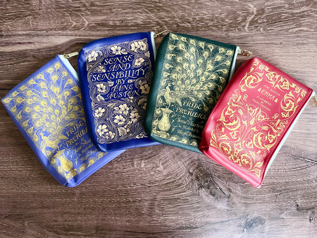 Pride and Prejudice Book Pouch ~ Purple – Regency Marketplace