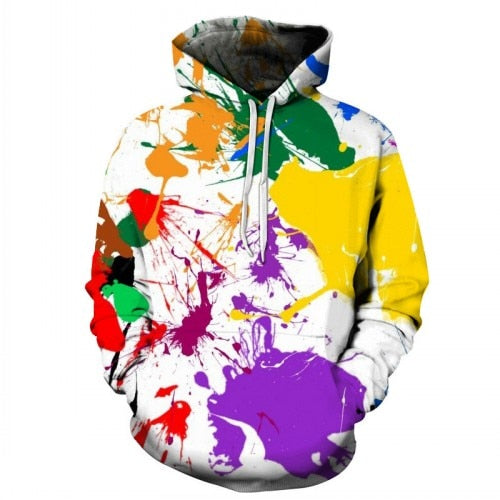 color splash hoodie