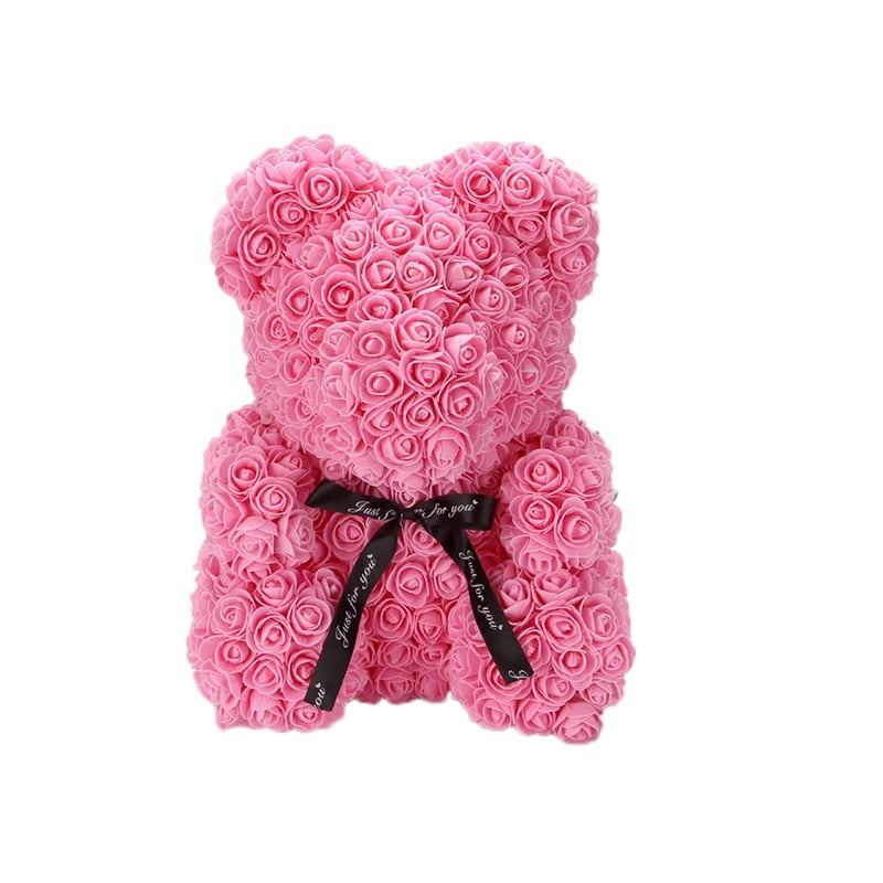 lovely roses teddy bear