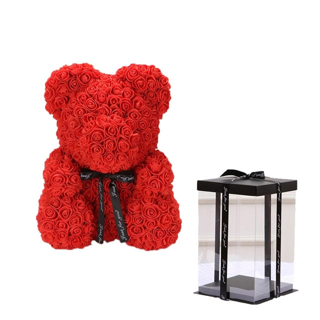 lovely roses teddy bear