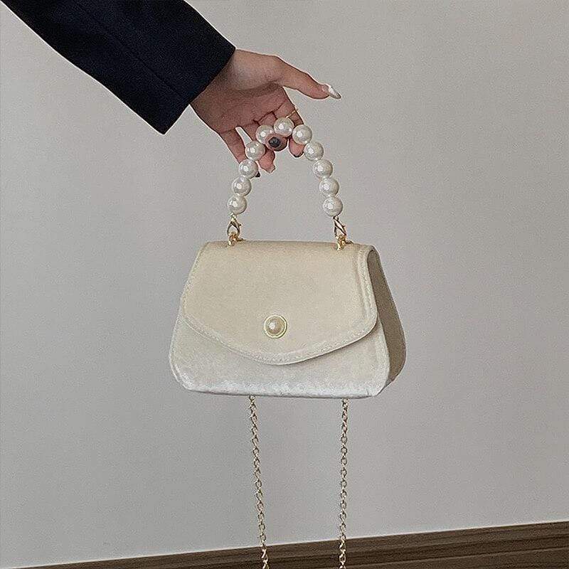 Mini Lunar Handbag | White Tanuki
