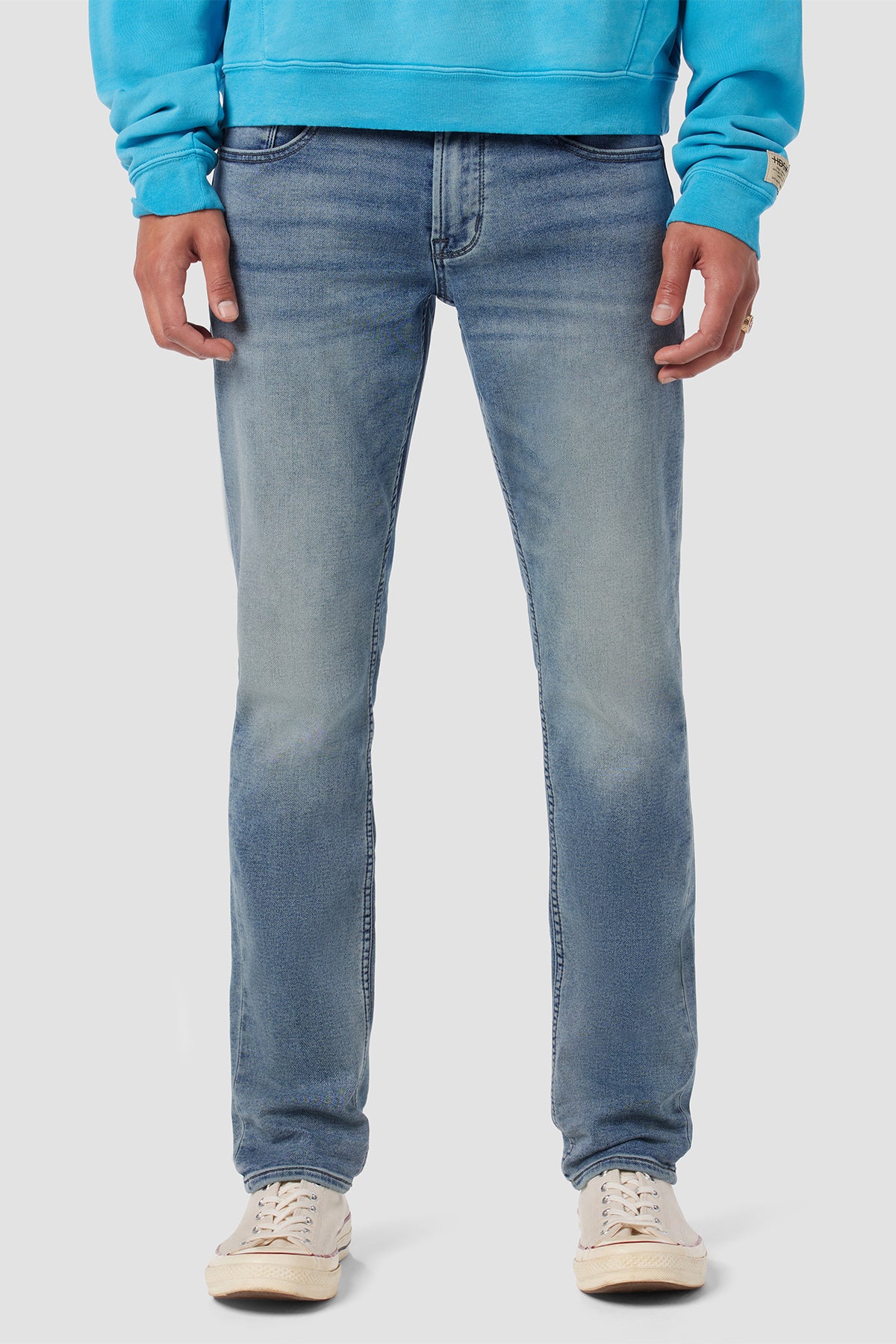 Blake Slim Straight Twill Pant | Premium Italian Fabric