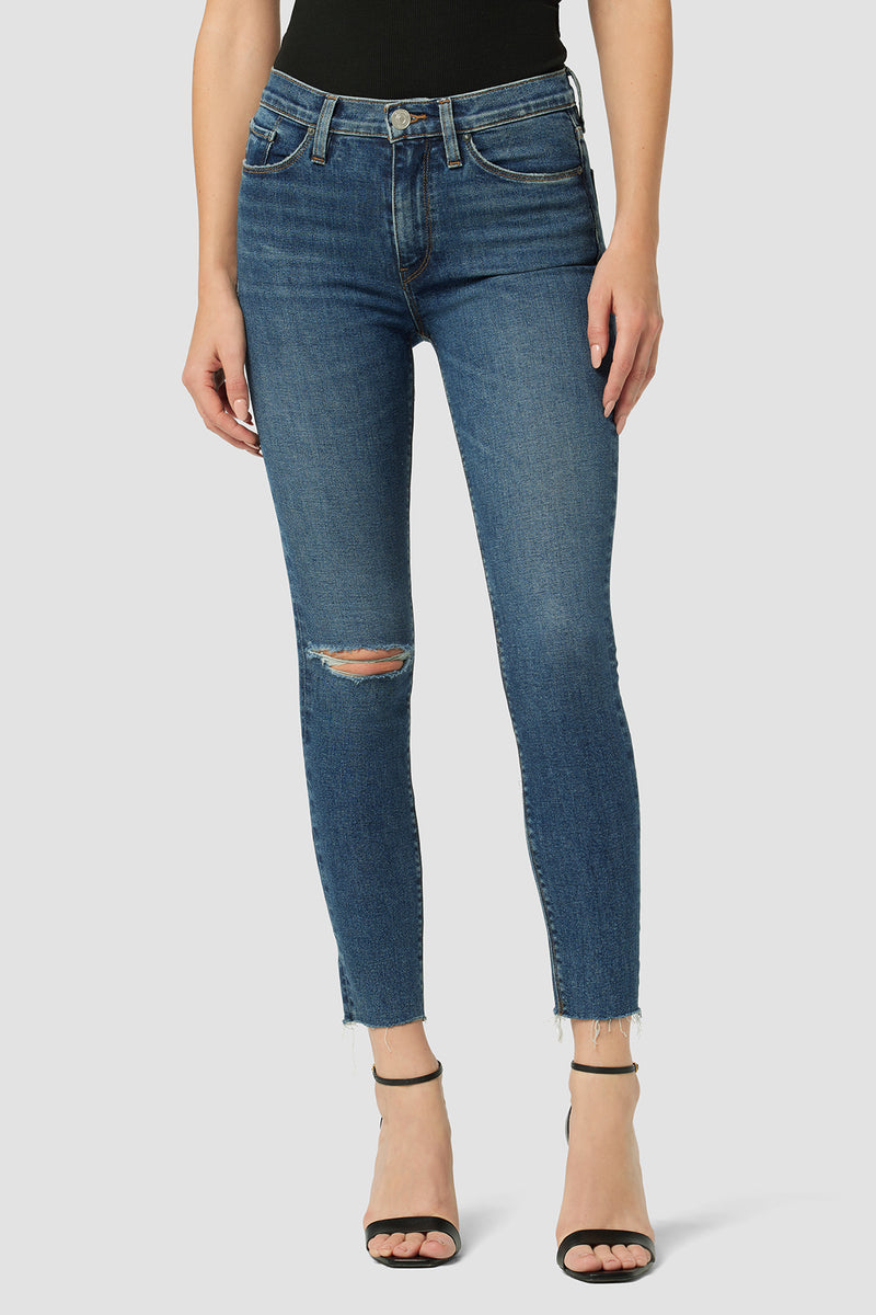 Barbara High-Rise Super Skinny Crop Jean | Premium Italian Fabric