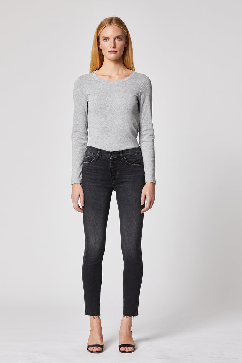 barbara high rise super skinny ankle jean