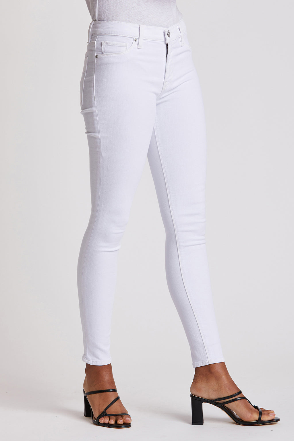 hudson barbara white jeans