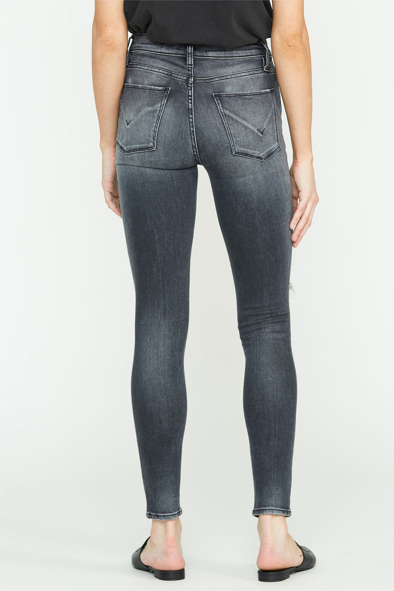 Barbara High-Rise Distressed Super Skinny Ankle Jean | Premium Italian  Fabric