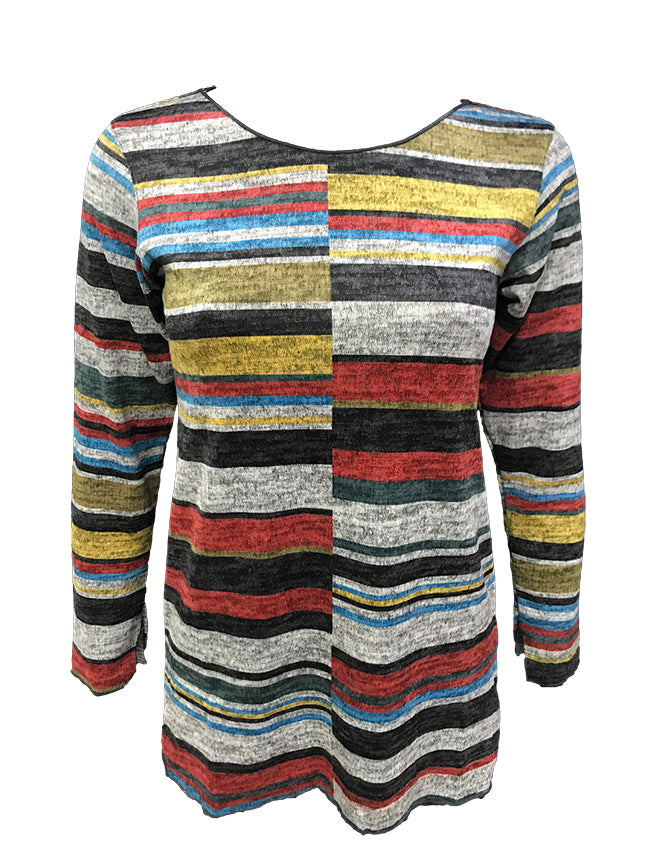 Merrow Edge Maze Hacci Crew Neck - David Cline Online