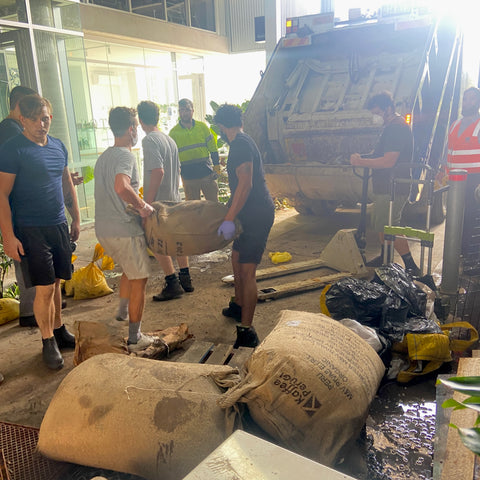 Neighbourhood Coffee roasters flood