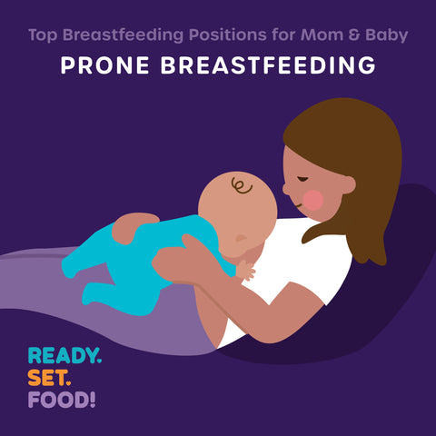 Prone breastfeeding hold