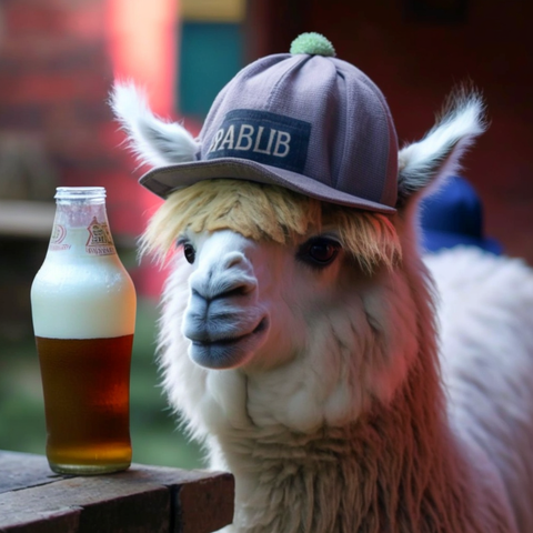 Top Eight Berkshires Rainy Day Activities alpaca wearing a hat drinking beer2