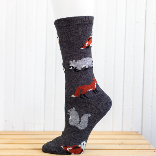 Solid Quarter Crew Alpaca Socks for The Entire Family