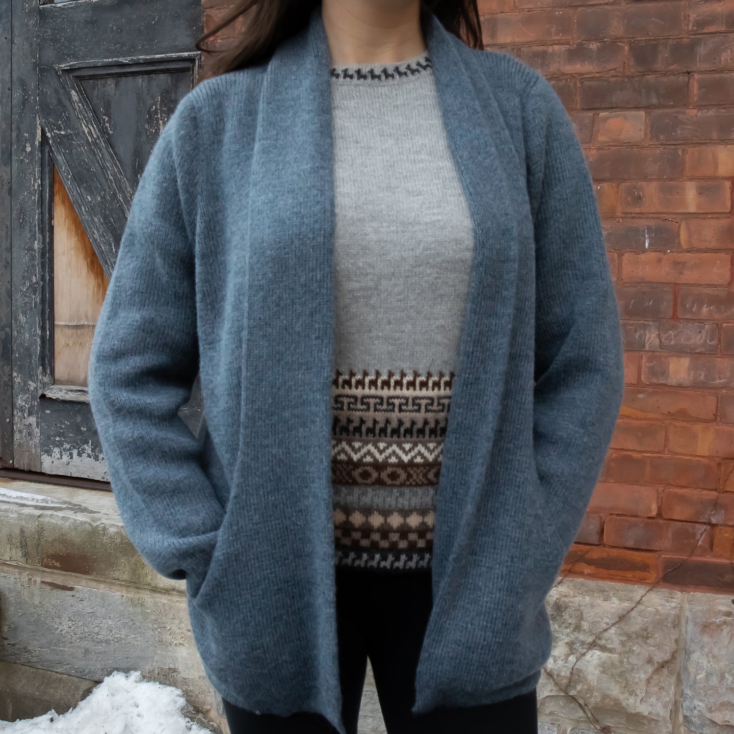 Wayfarer Alpaca Sweater - 100% Alpaca Women's Pullover | Fluff Alpaca