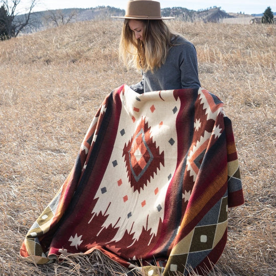 Hairy Brown Gumby AKA Brown Alpaca Fleece Blanket